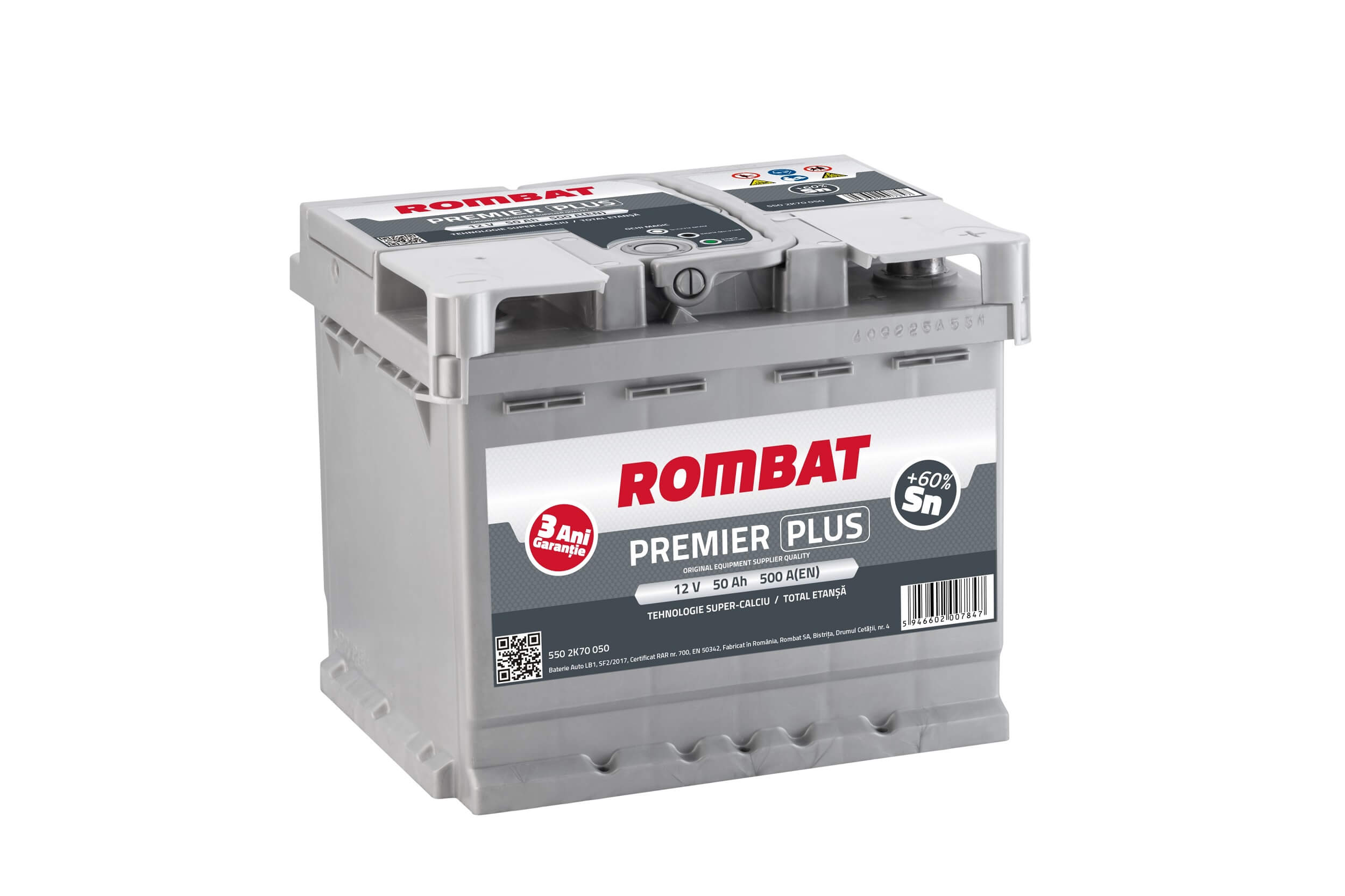 Baterie de pornire 550 2K70 050 ROMBAT